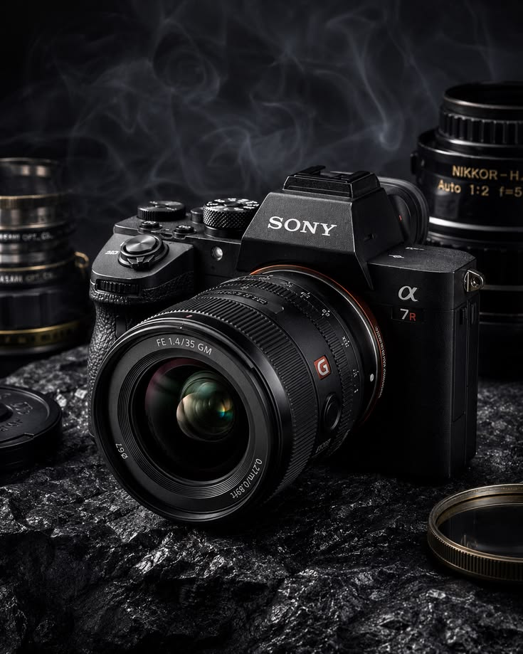 Video production camera on set — replace with your own image